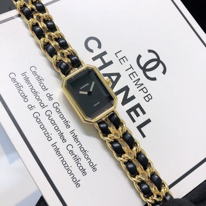Chanel Première Édition Originale Leather Chain Bracelet