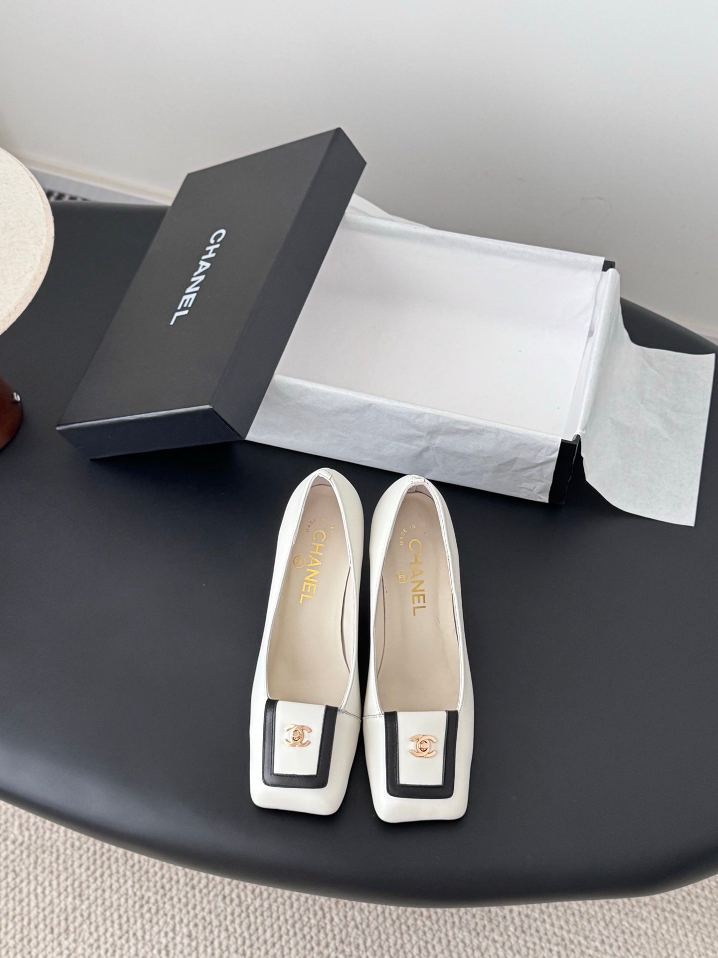 Chanel Square Toe Pumps