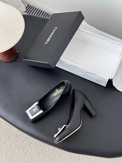 Chanel Square Toe Pumps