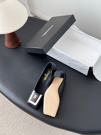 Chanel Square Toe Pumps