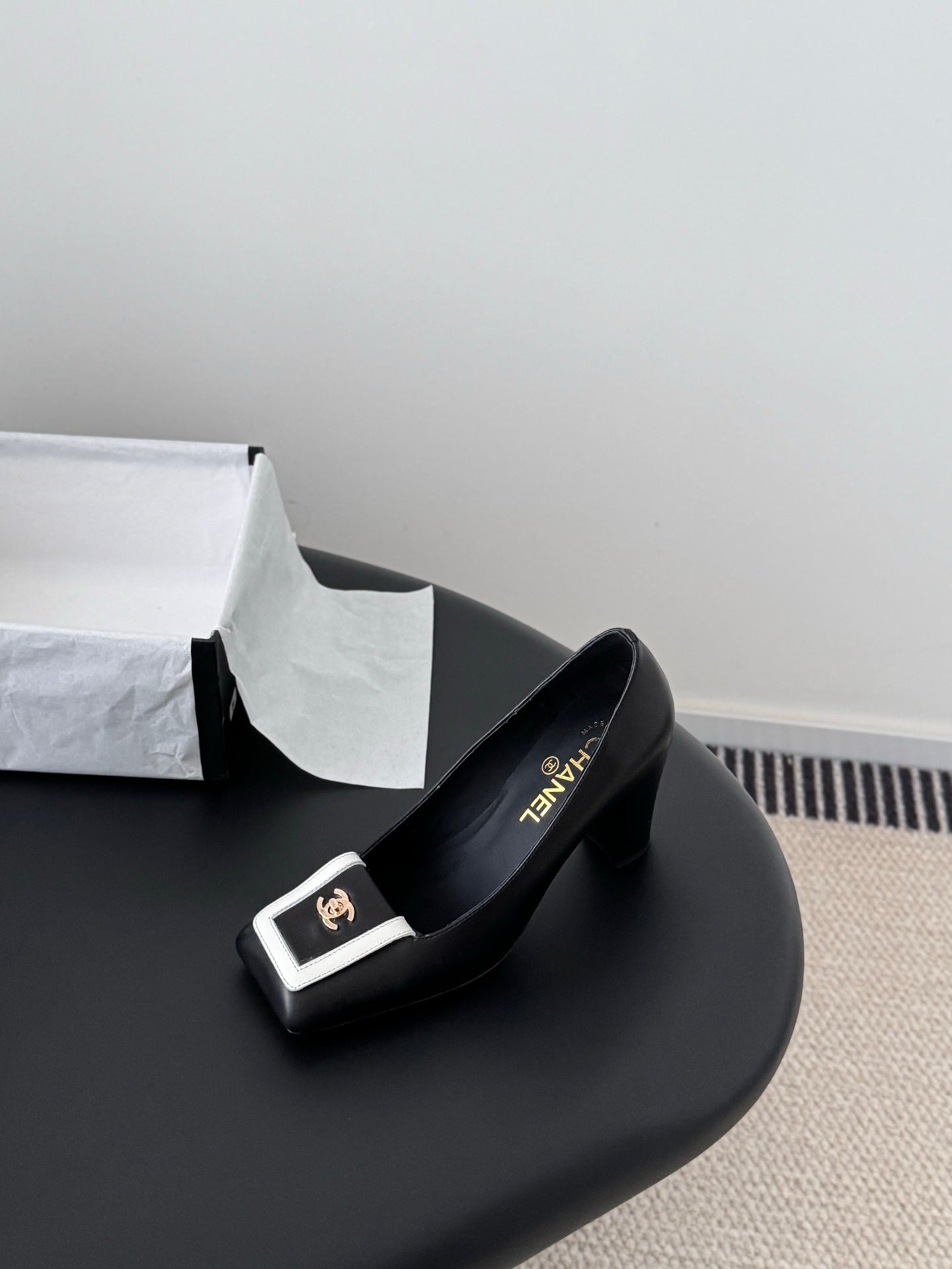 Chanel Square Toe Pumps