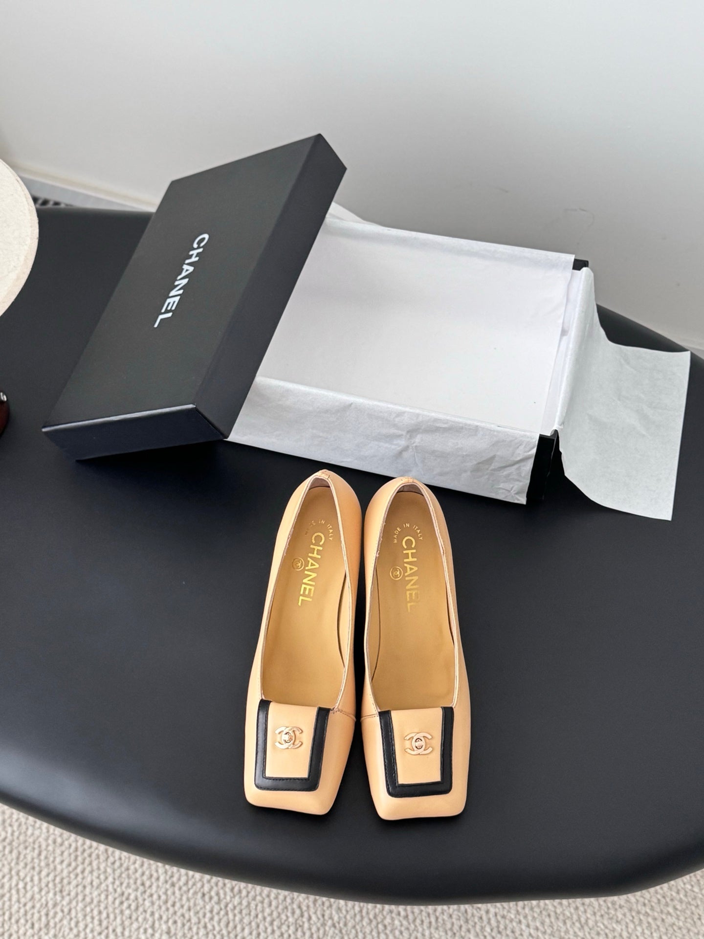 Chanel Square Toe Pumps
