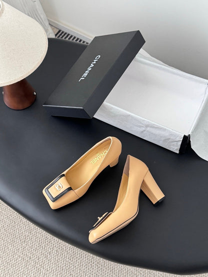 Chanel Square Toe Pumps