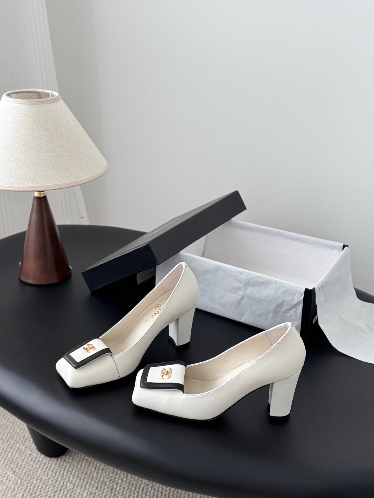 Chanel Square Toe Pumps