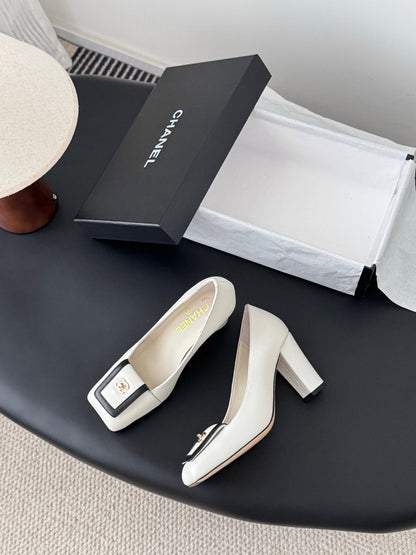 Chanel Square Toe Pumps
