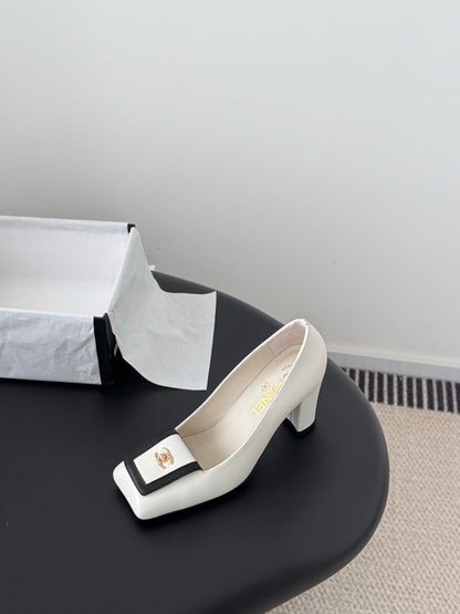 Chanel Square Toe Pumps