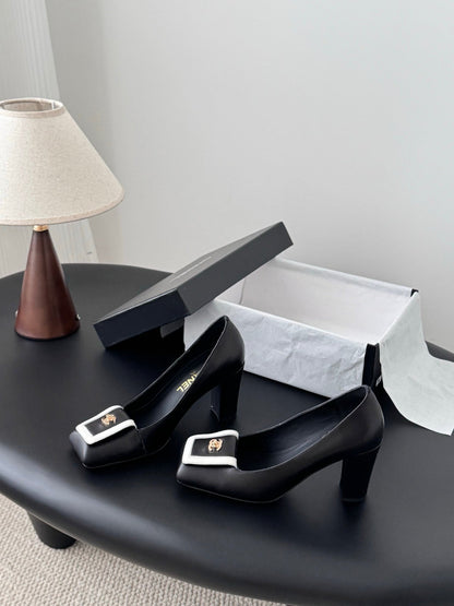 Chanel Square Toe Pumps