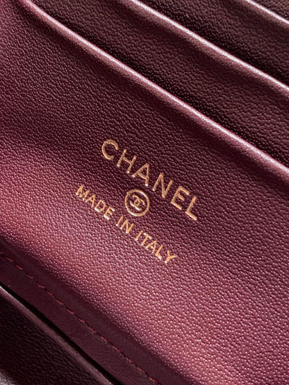 Chanel Velvet Vanity Bag with Crystal Charm