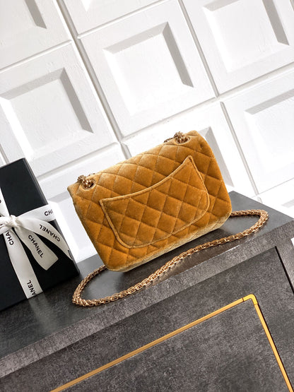 Chanel Velvet Vintage 2.55 Reissue Mini Flap Bag