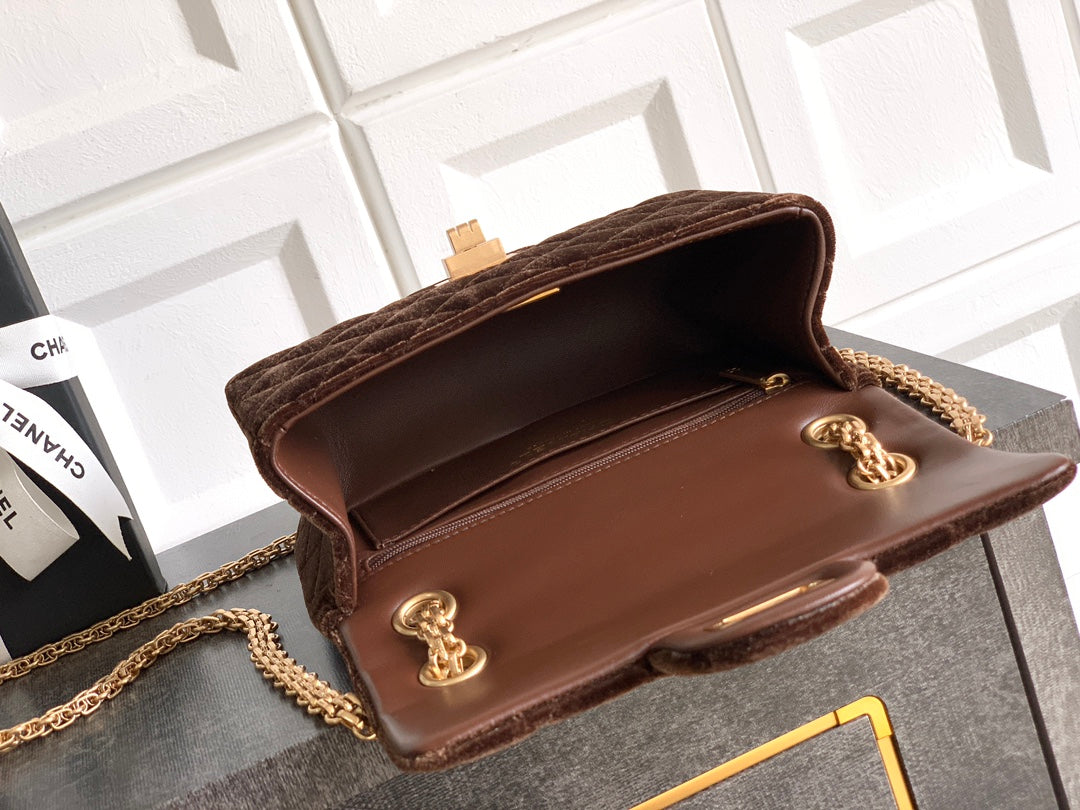 Chanel Velvet Vintage 2.55 Reissue Mini Flap Bag