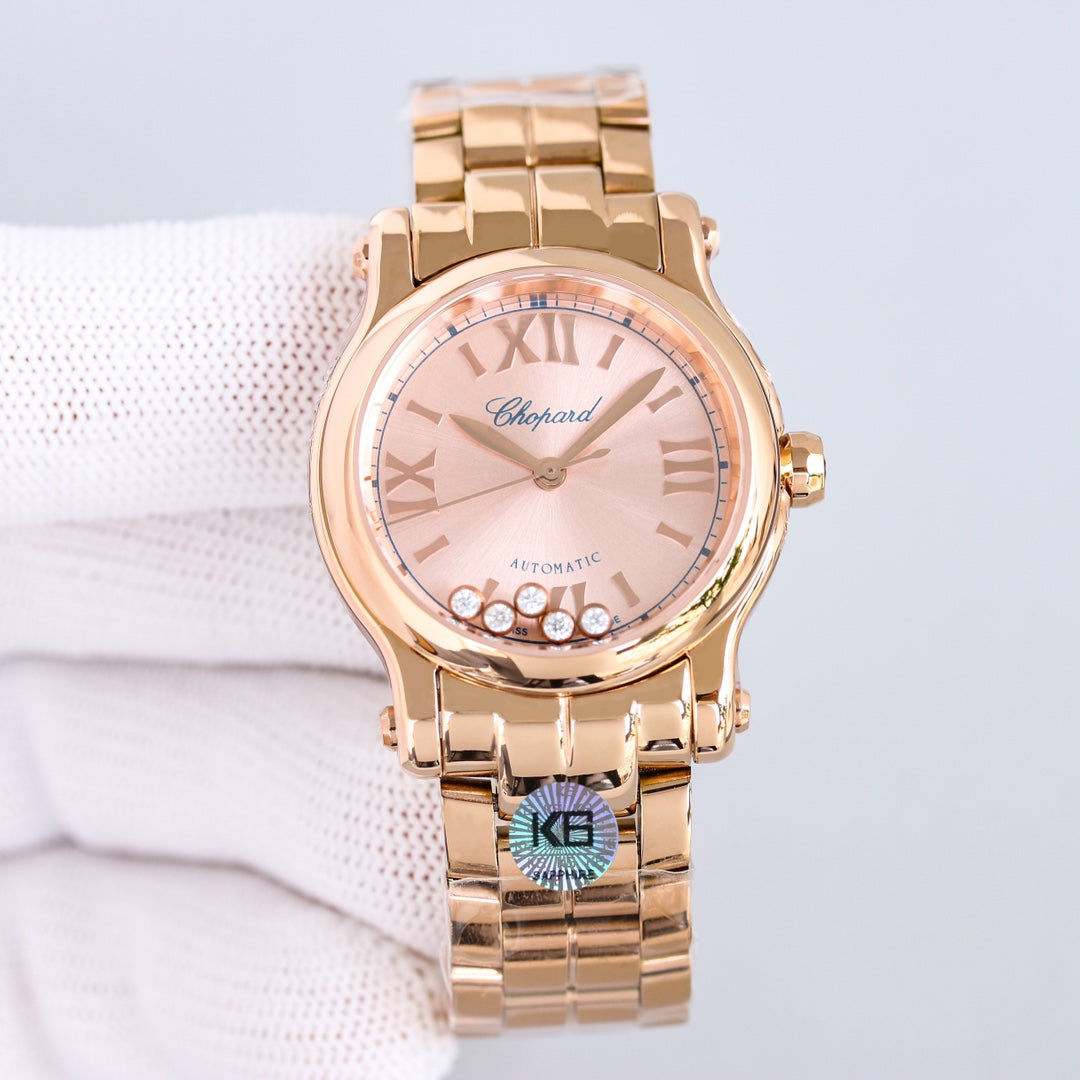 Chopard Happy Sport Automatic 36mm Rose Gold