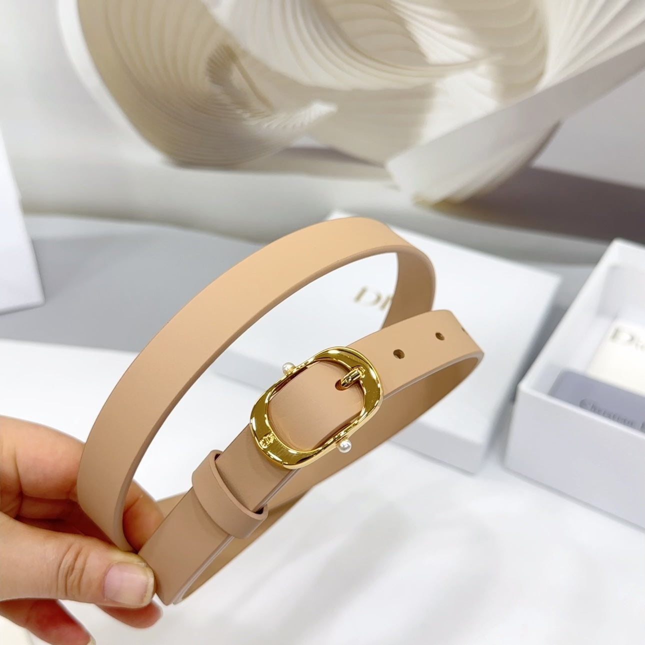 Christian Dior 30 Montaigne Reversible Belt