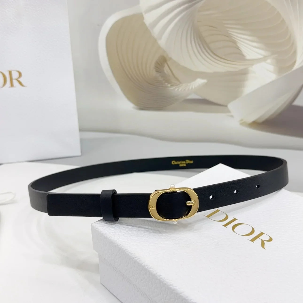 Christian Dior 30 Montaigne Reversible Belt