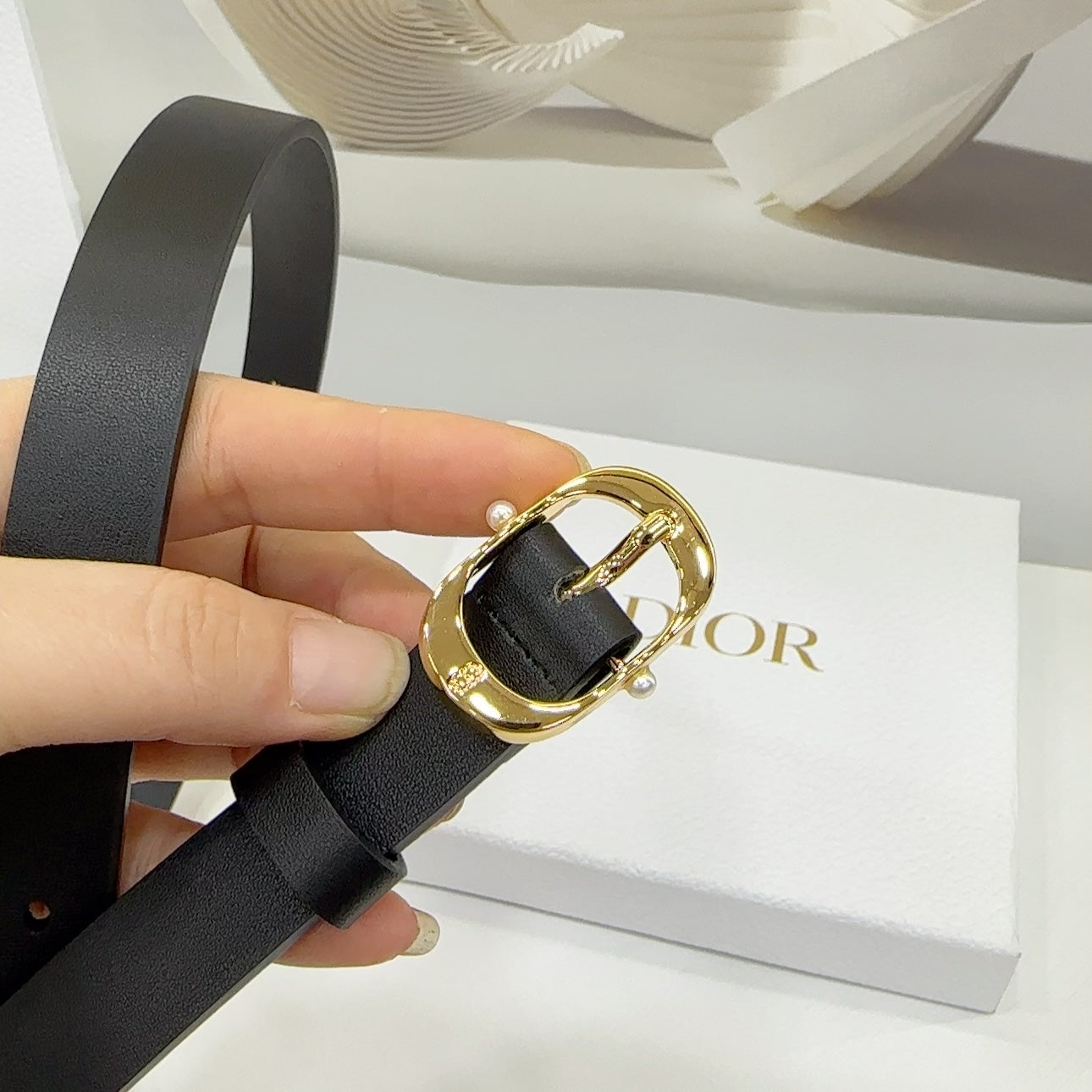 Christian Dior 30 Montaigne Reversible Belt