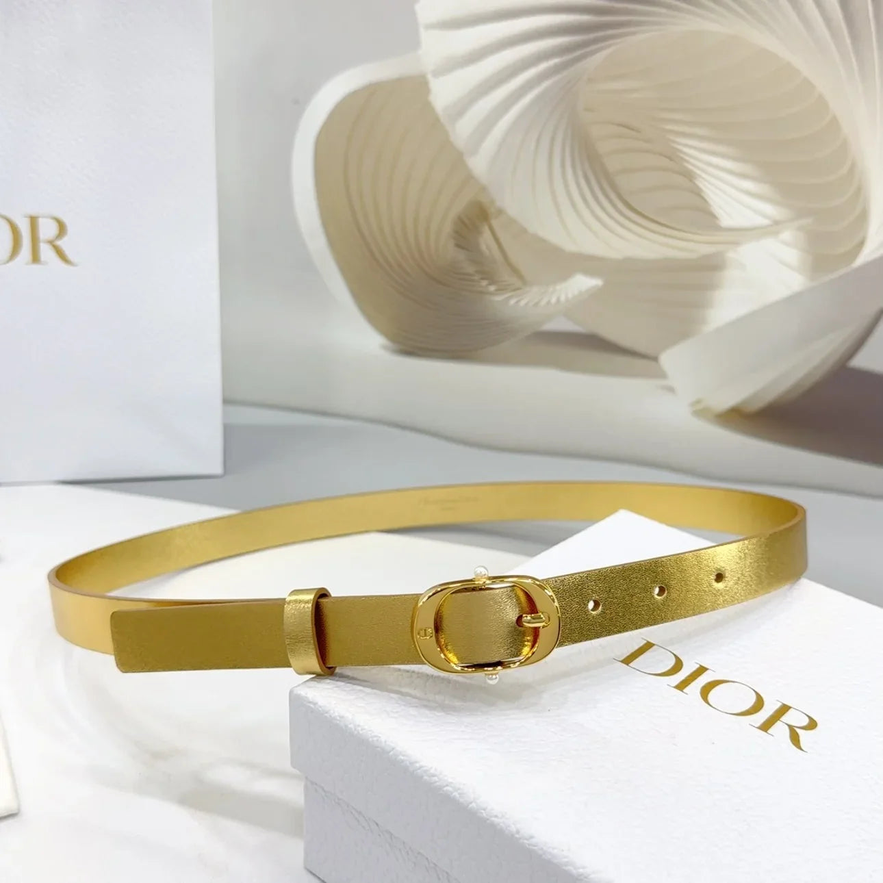 Christian Dior 30 Montaigne Reversible Belt