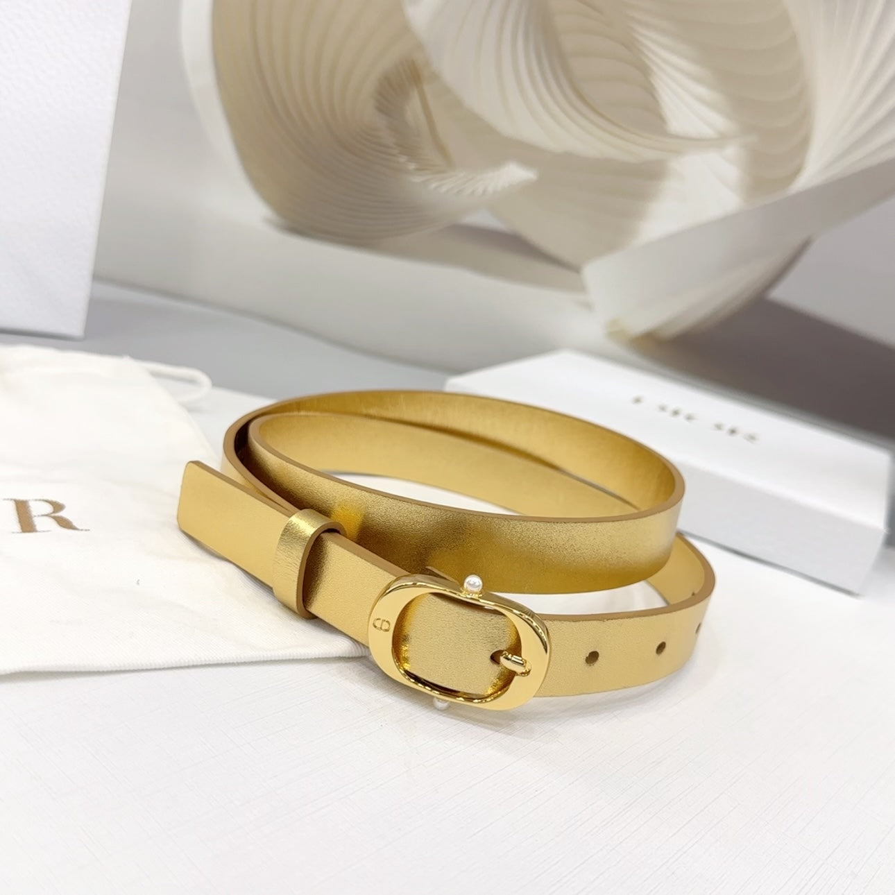 Christian Dior 30 Montaigne Reversible Belt