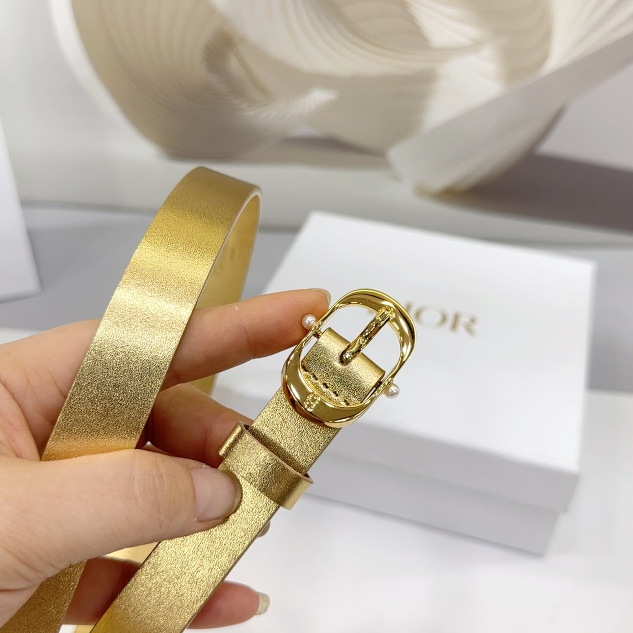 Christian Dior 30 Montaigne Reversible Belt