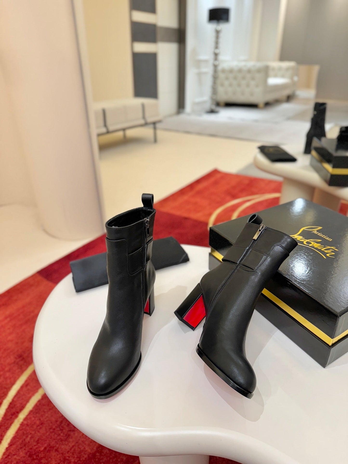 Christian Louboutin Booty Lock 70 mm Low Boots