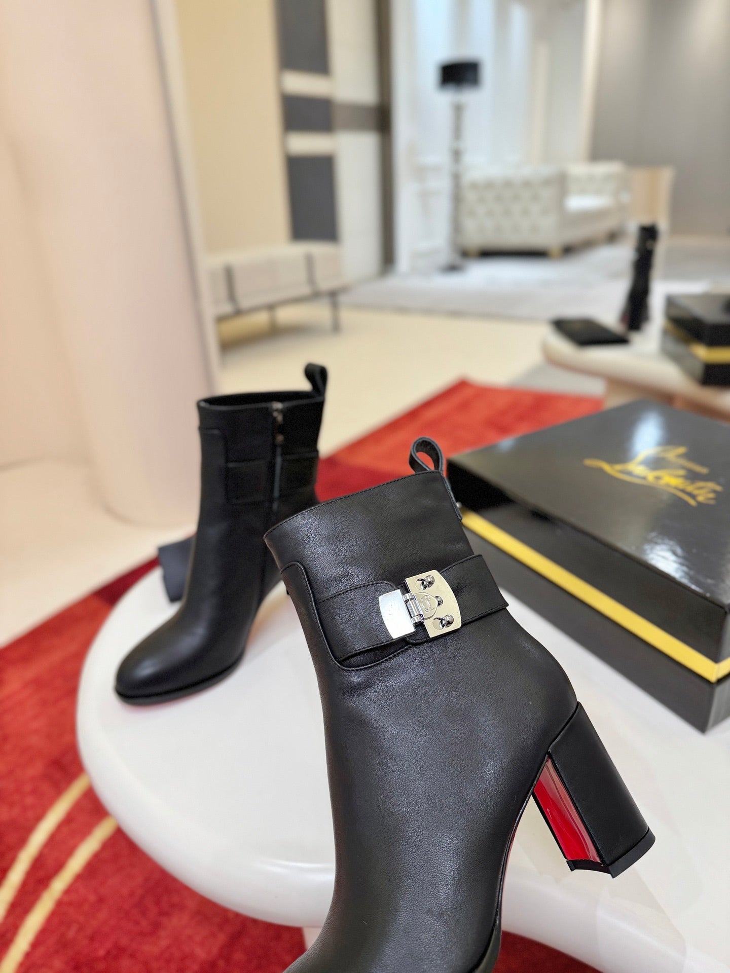 Christian Louboutin Booty Lock 70 mm Low Boots