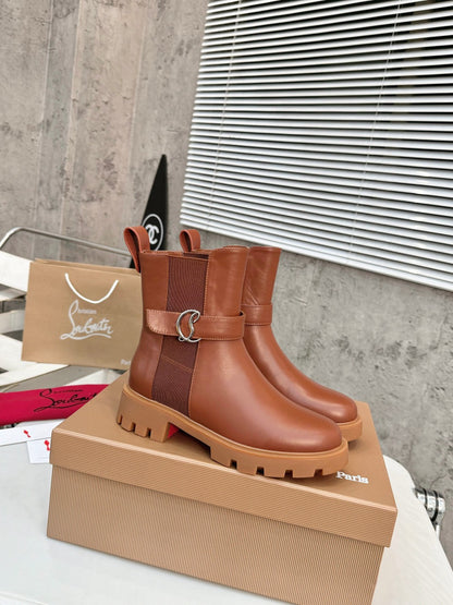 Christian Louboutin Chelsea Booty Lug Boots
