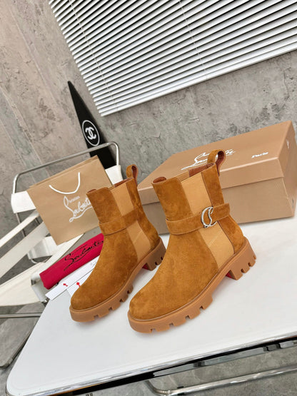 Christian Louboutin Chelsea Booty Lug Boots