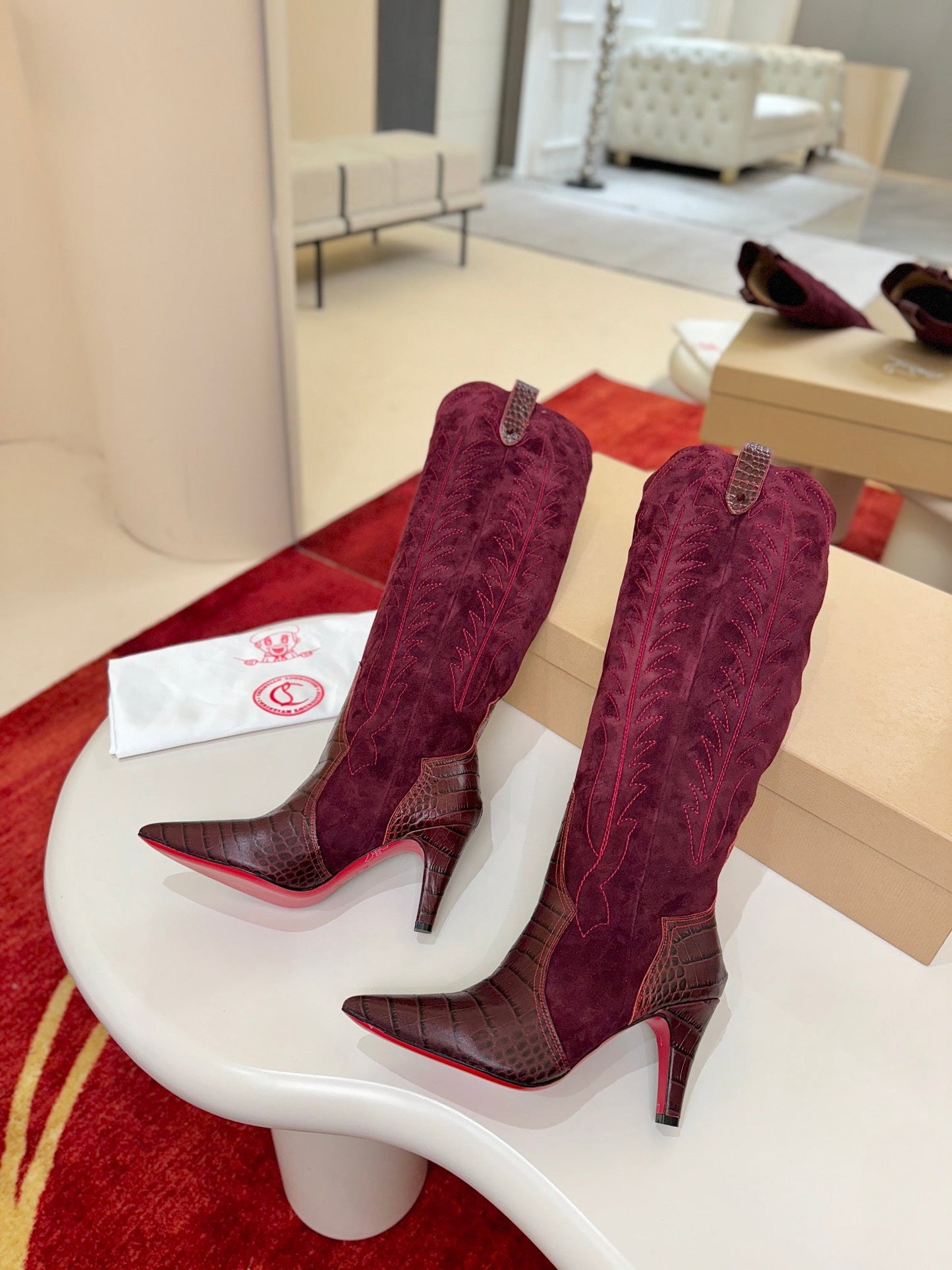 Christian Louboutin Santia Botta 85 mm boots