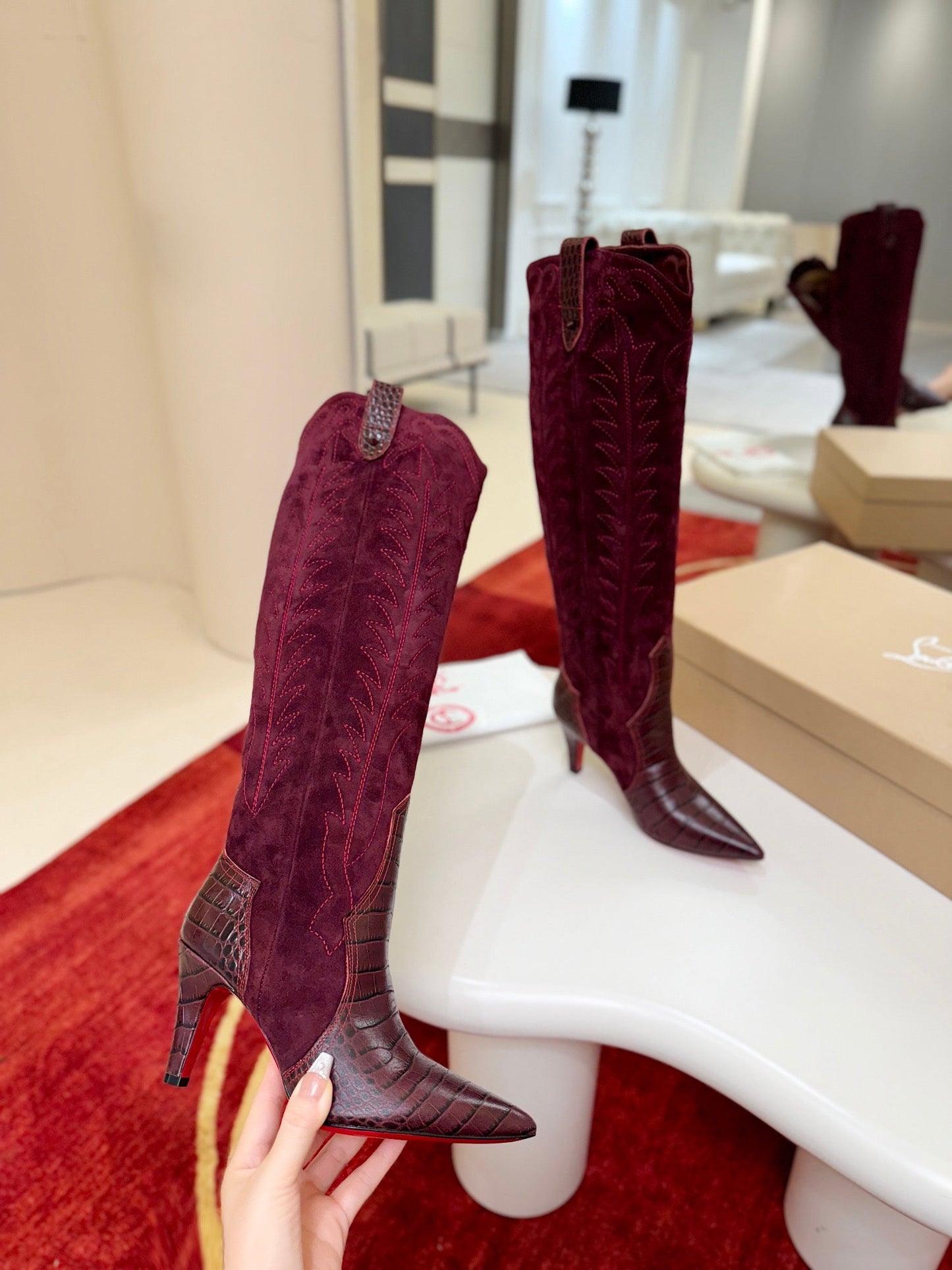 Christian Louboutin Santia Botta 85 mm boots