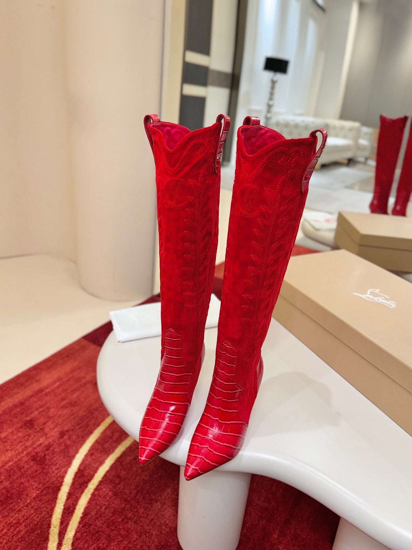 Christian Louboutin Santia Botta 85 mm boots