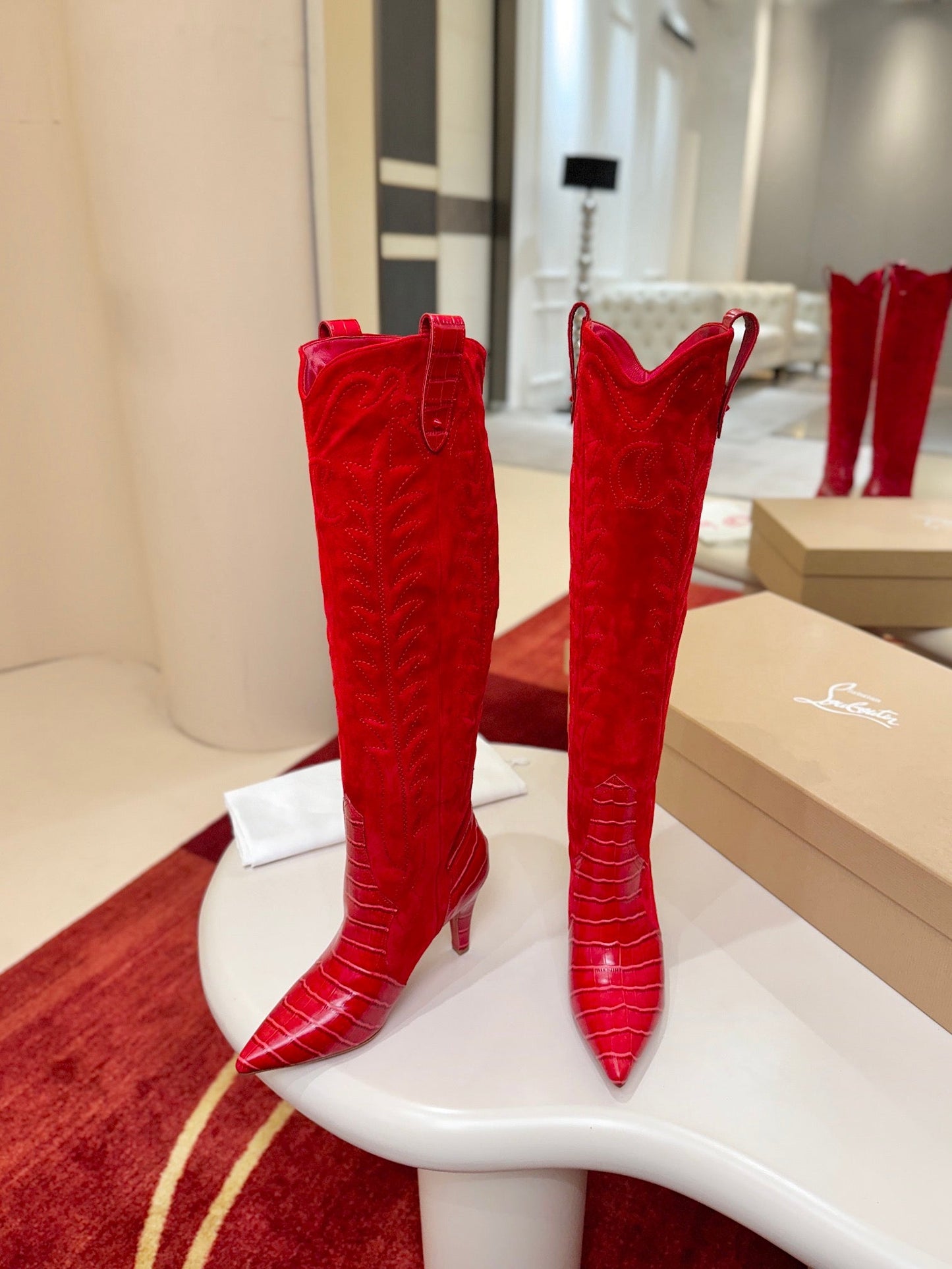 Christian Louboutin Santia Botta 85 mm boots
