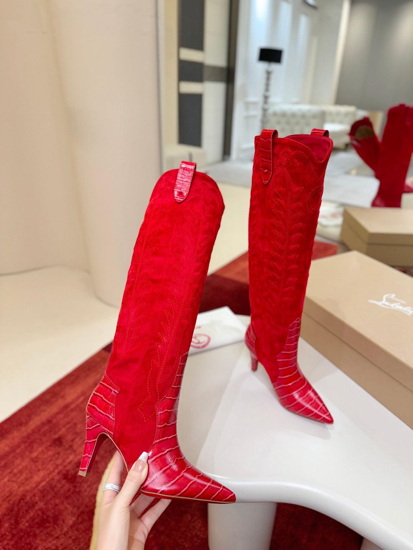 Christian Louboutin Santia Botta 85 mm boots
