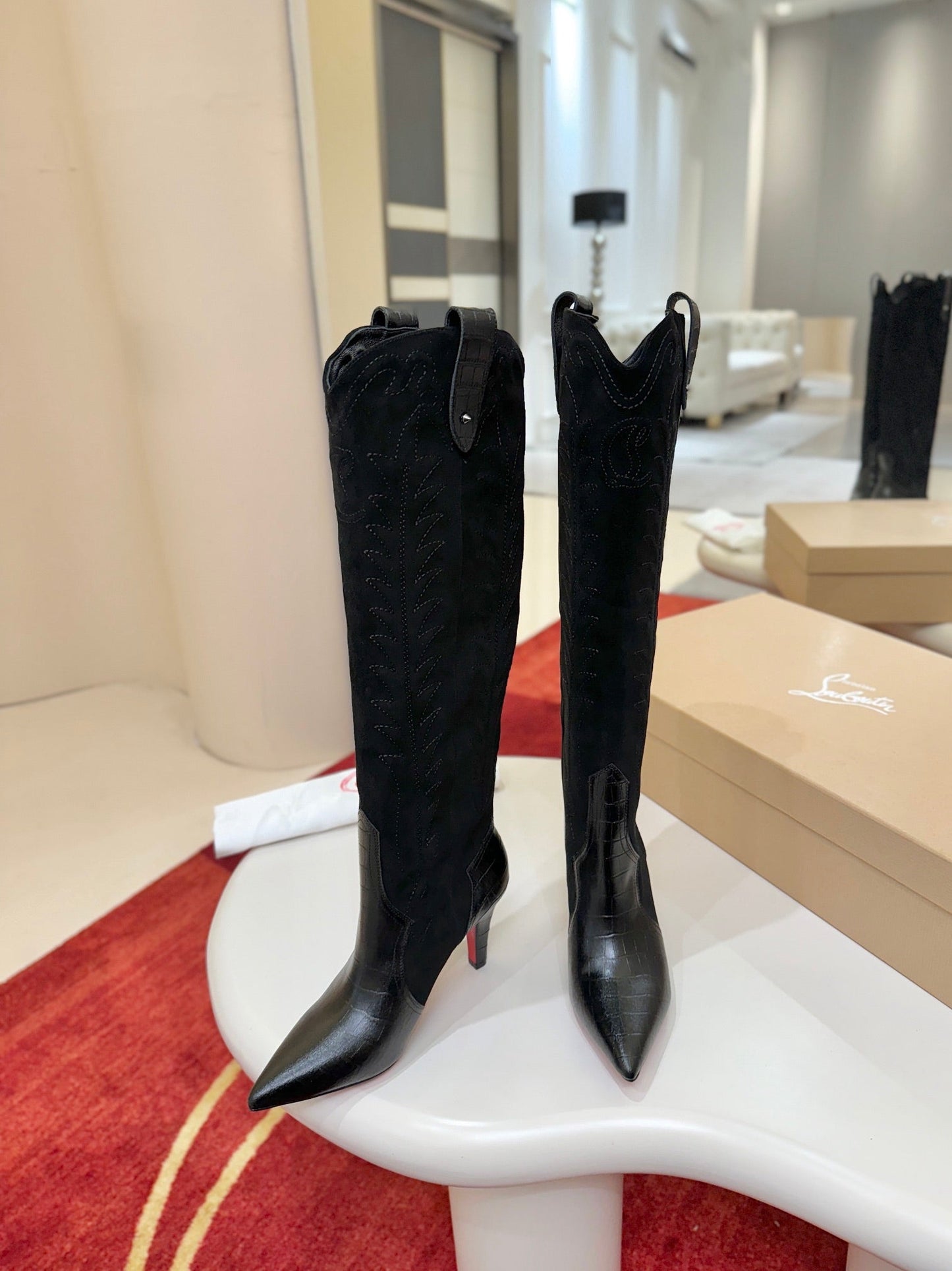 Christian Louboutin Santia Botta 85 mm boots