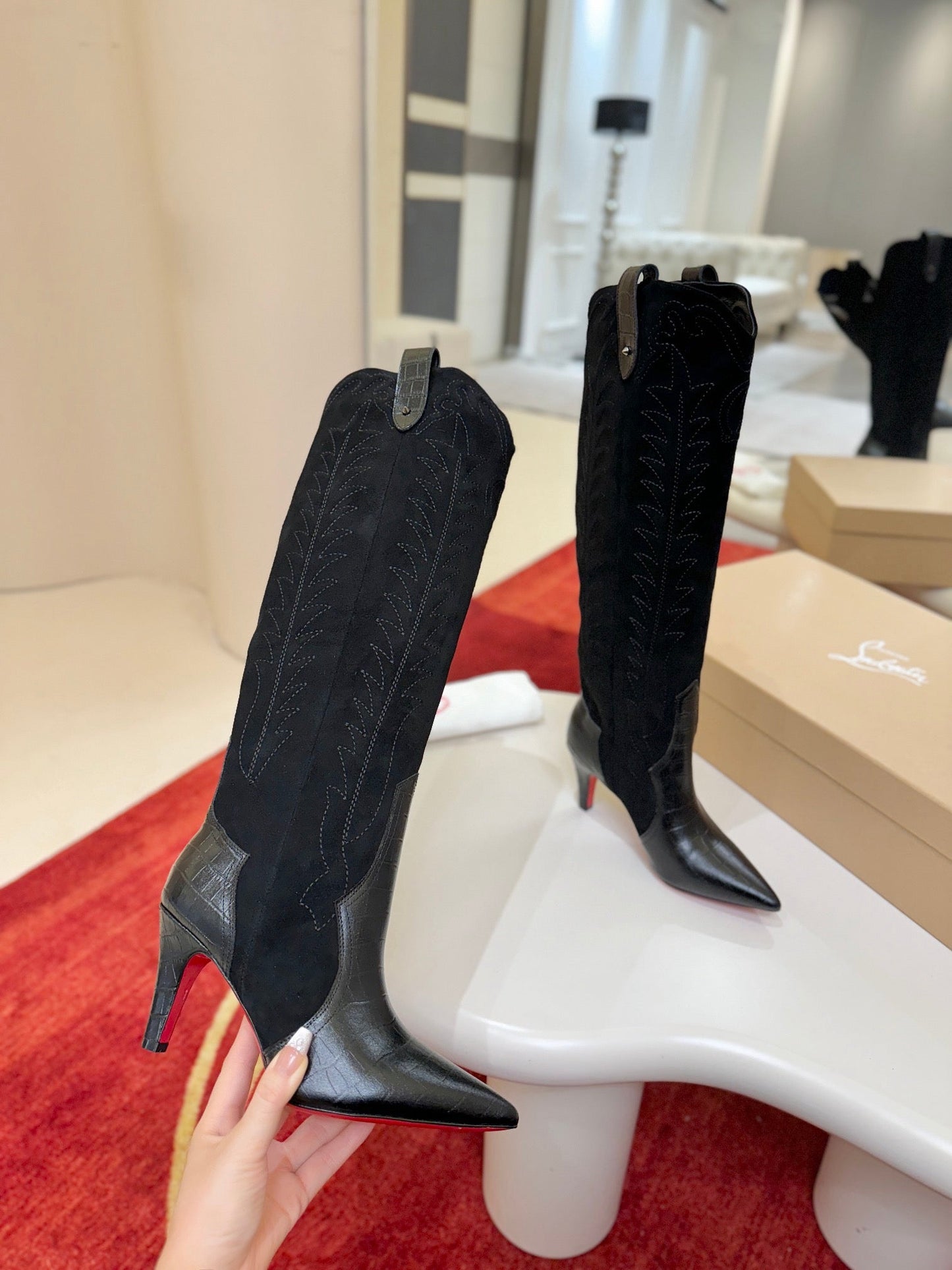 Christian Louboutin Santia Botta 85 mm boots