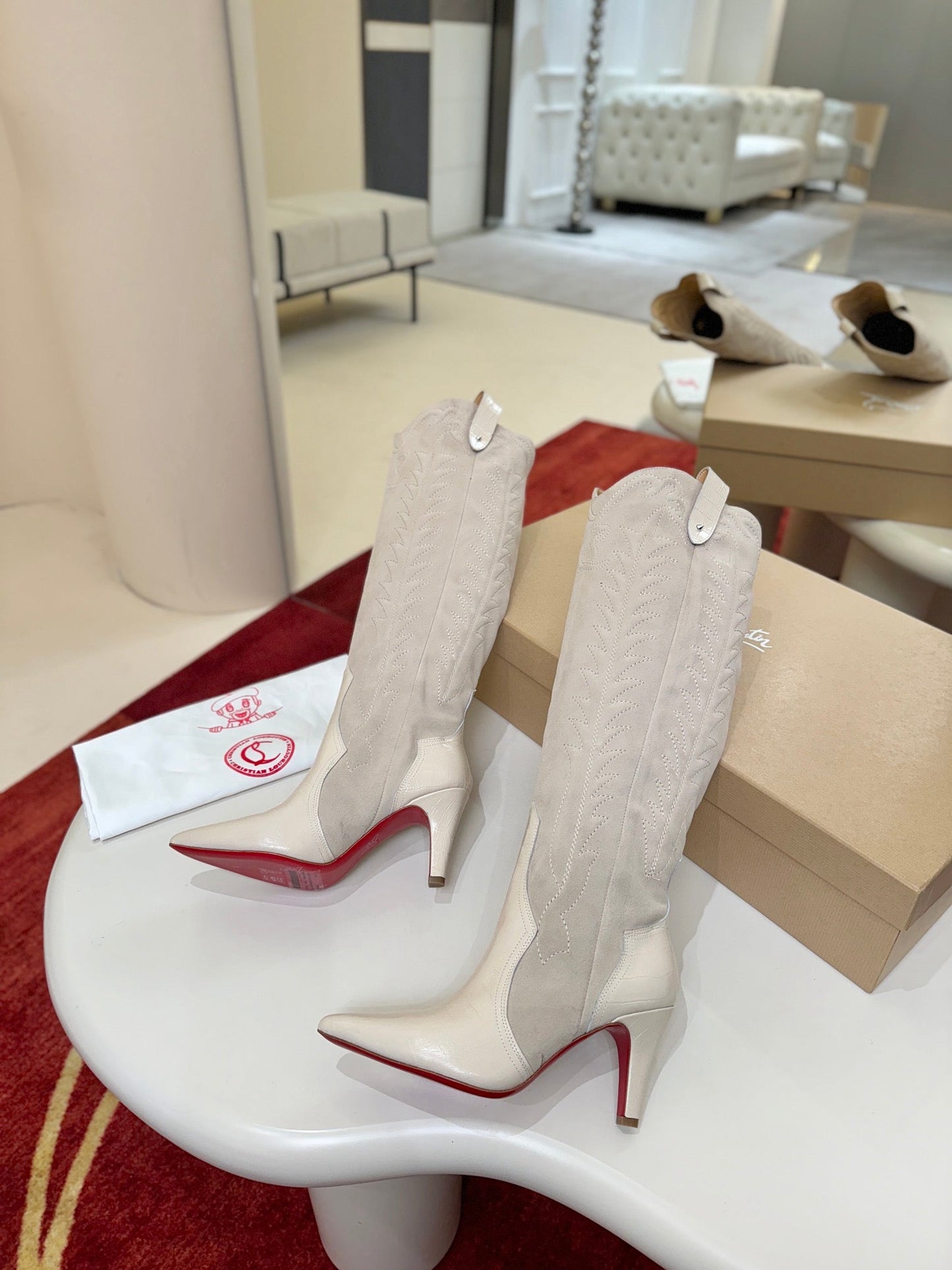 Christian Louboutin Santia Botta 85 mm boots