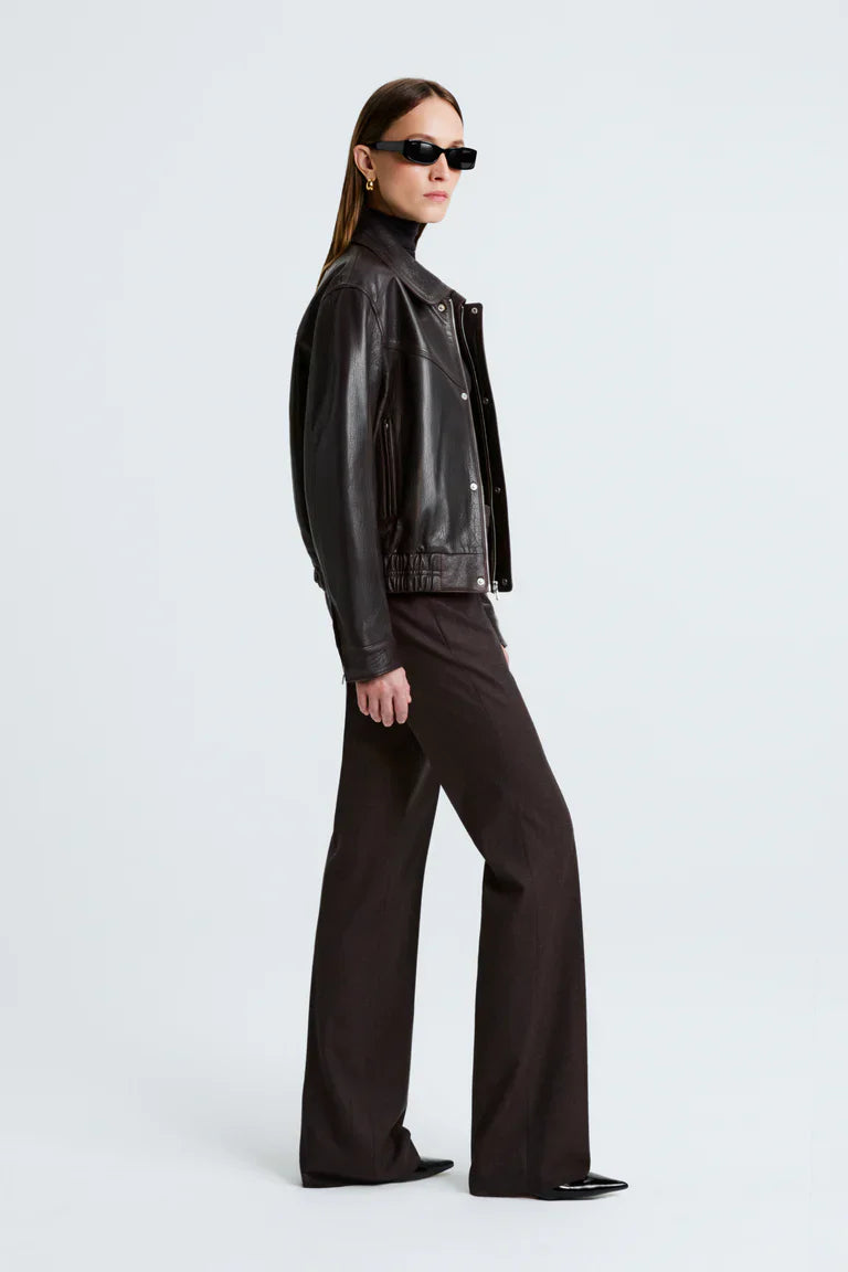 Clint Cropped Bomber Jacket