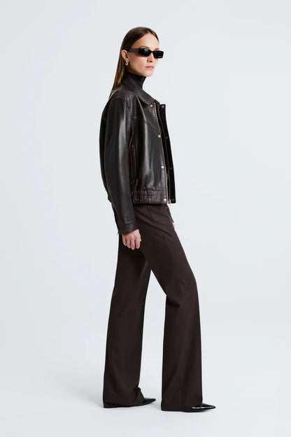 Clint Cropped Bomber Jacket