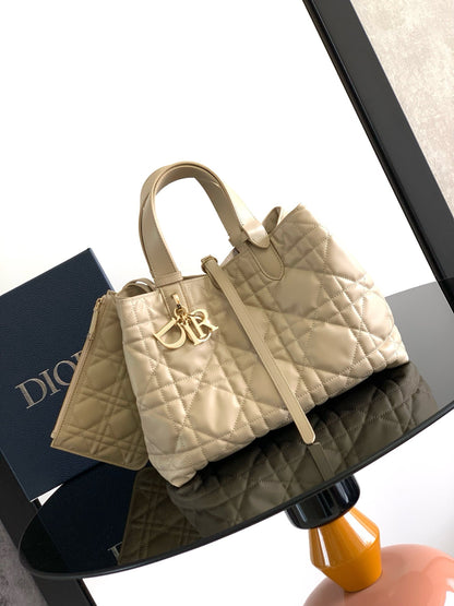 DIOR Small Lady D-Lite Soft Tote Bag