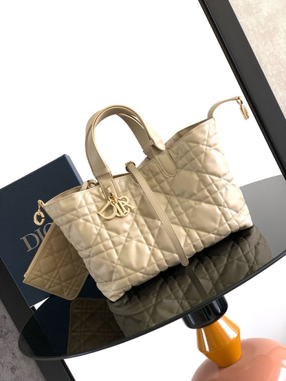 DIOR Small Lady D-Lite Soft Tote Bag