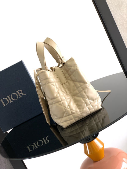 DIOR Small Lady D-Lite Soft Tote Bag