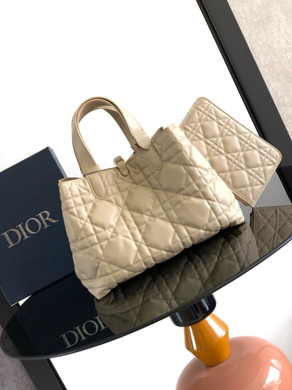DIOR Small Lady D-Lite Soft Tote Bag