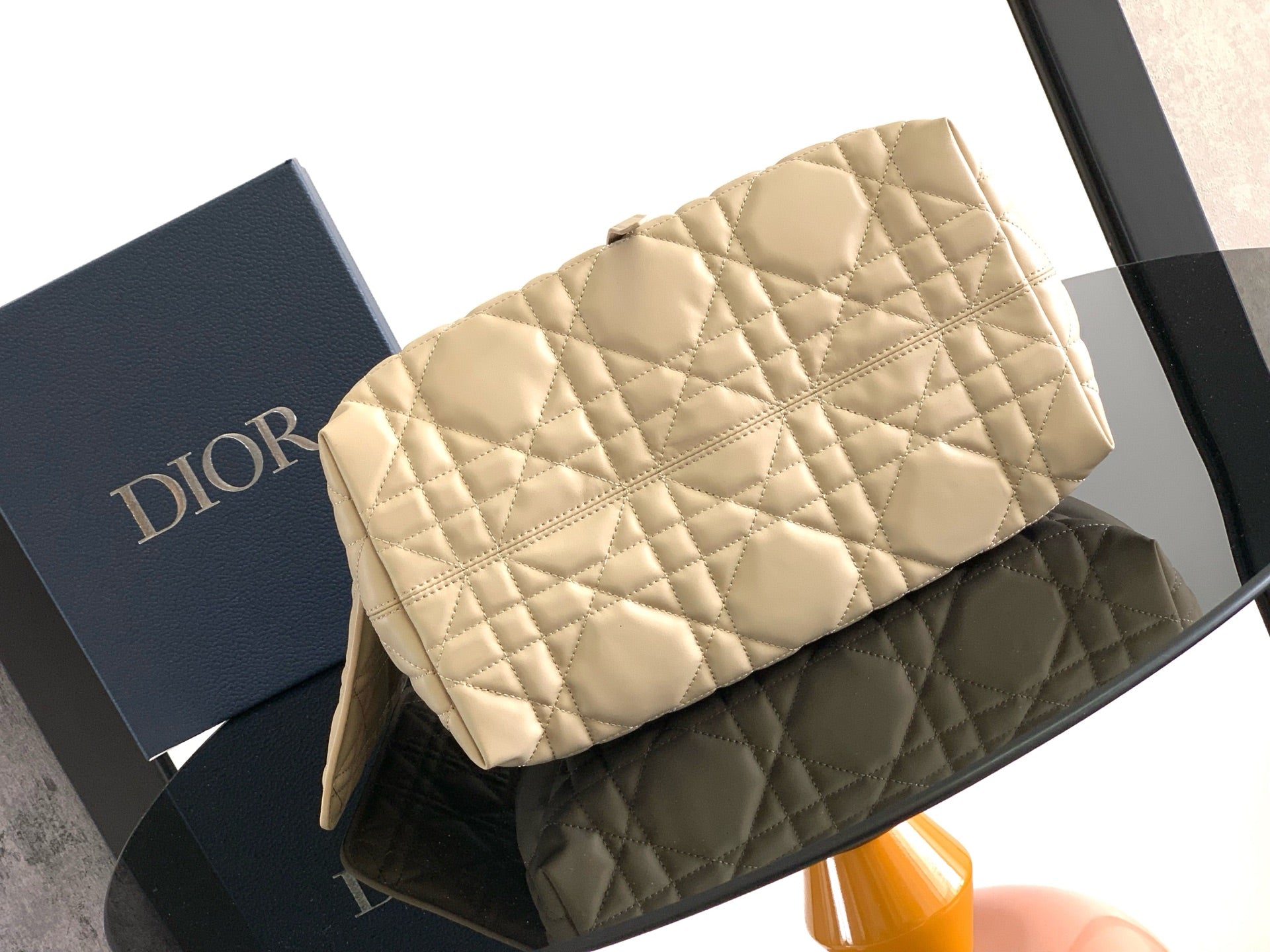 DIOR Small Lady D-Lite Soft Tote Bag