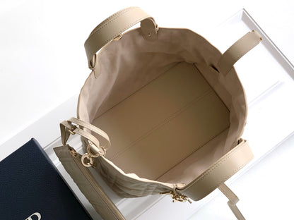 DIOR Small Lady D-Lite Soft Tote Bag