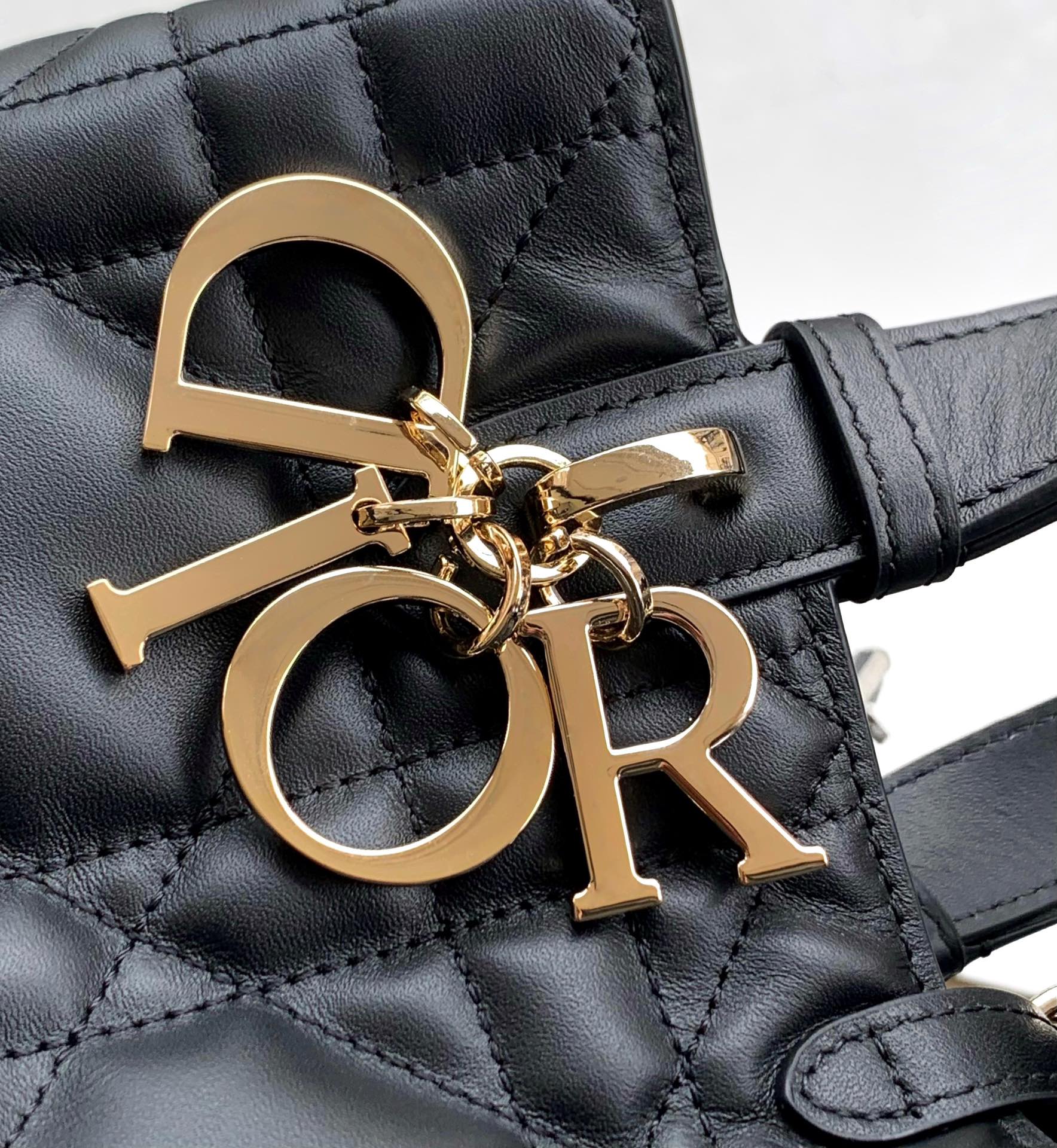 DIOR Small Lady D-Lite Soft Tote Bag