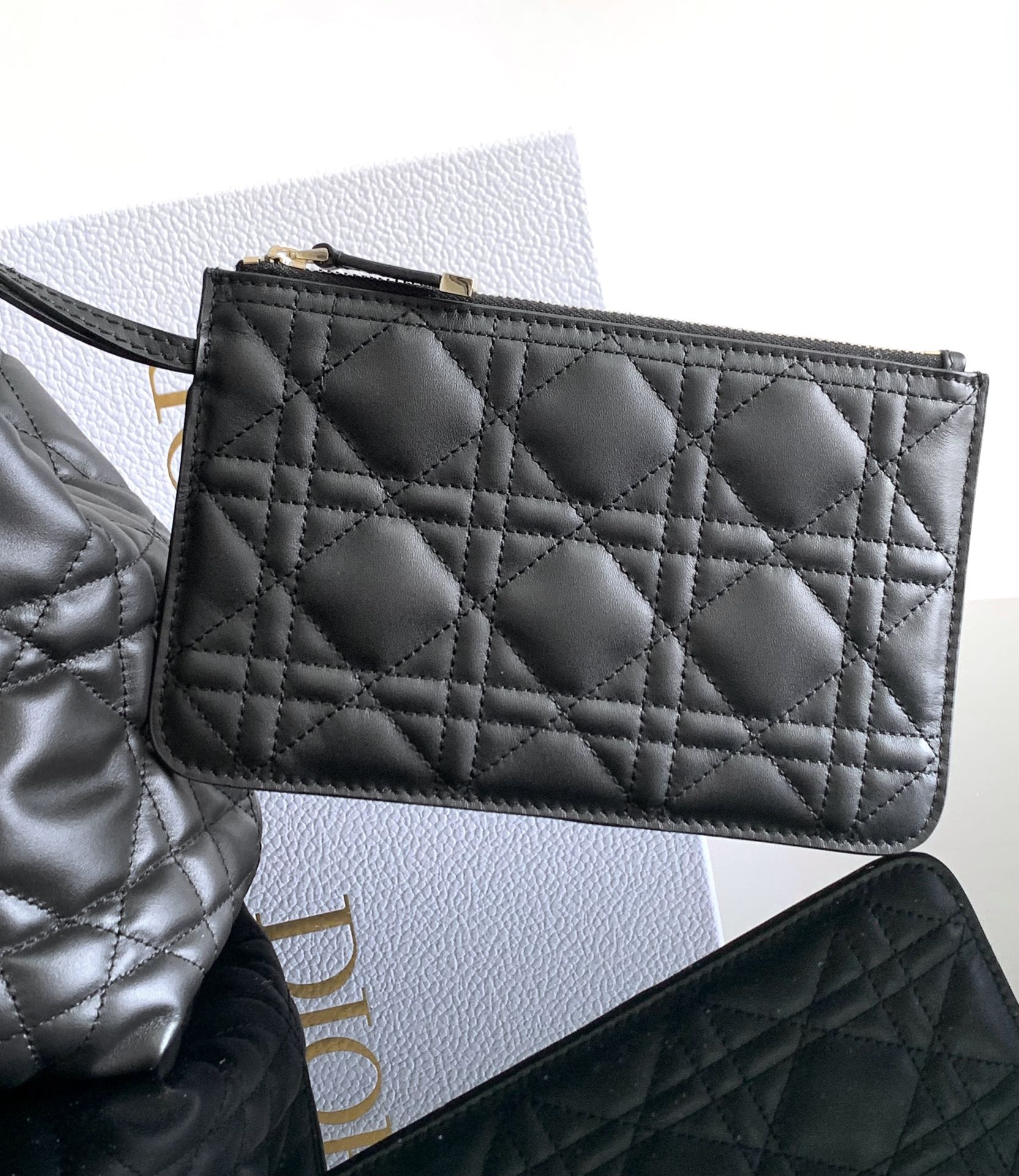 DIOR Small Lady D-Lite Soft Tote Bag