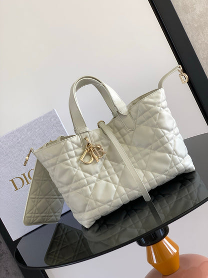 DIOR Small Lady D-Lite Soft Tote Bag