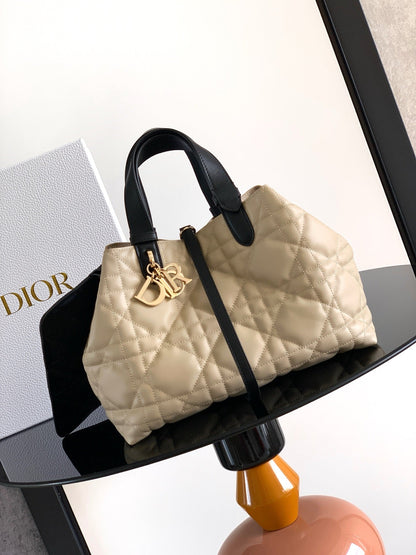 DIOR Small Lady D-Lite Soft Tote Bag