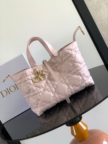 DIOR Small Lady D-Lite Soft Tote Bag