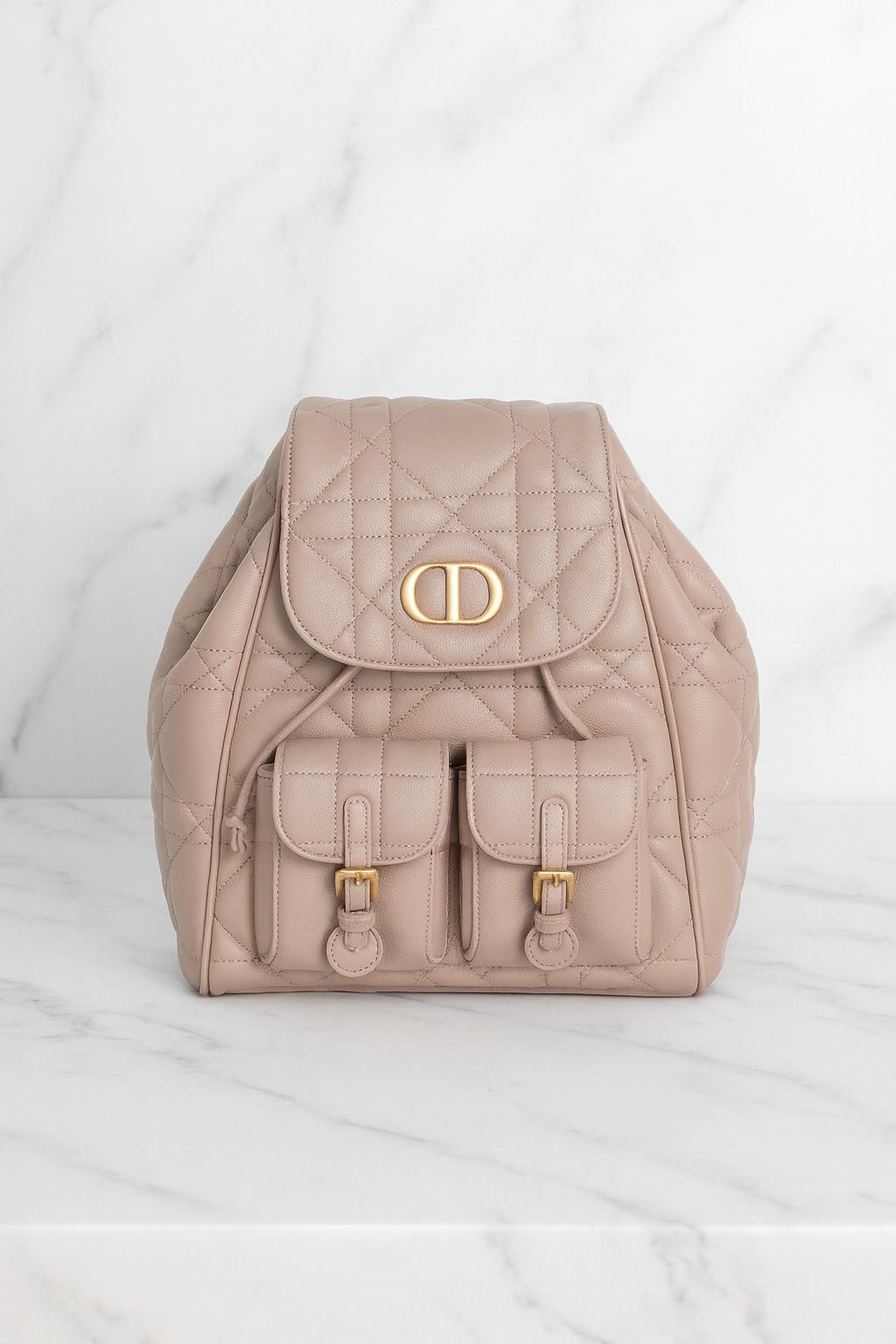 Dior-Caro-Backpack-Apricot-