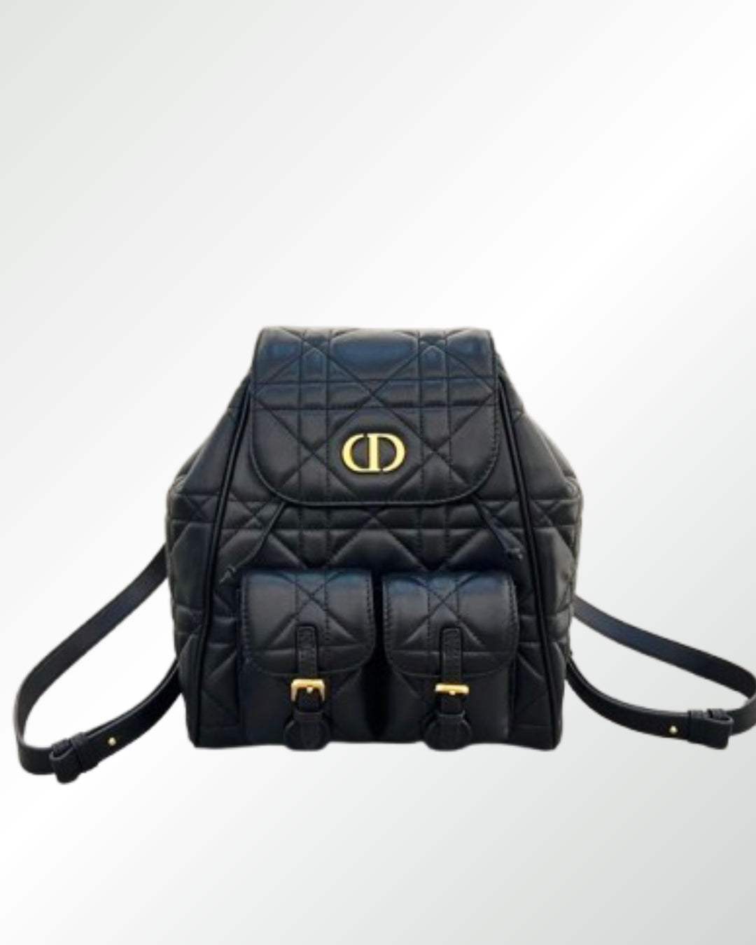 Dior Caro Backpack Black