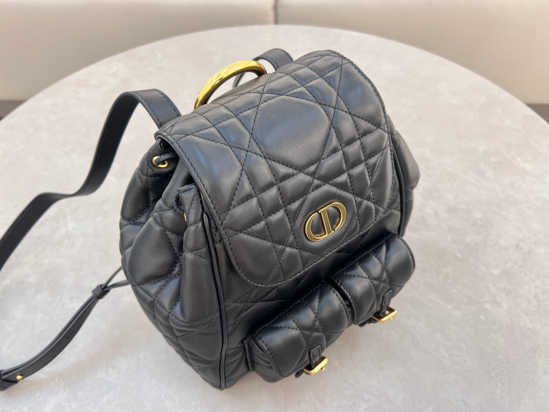 Dior Caro Backpack Black