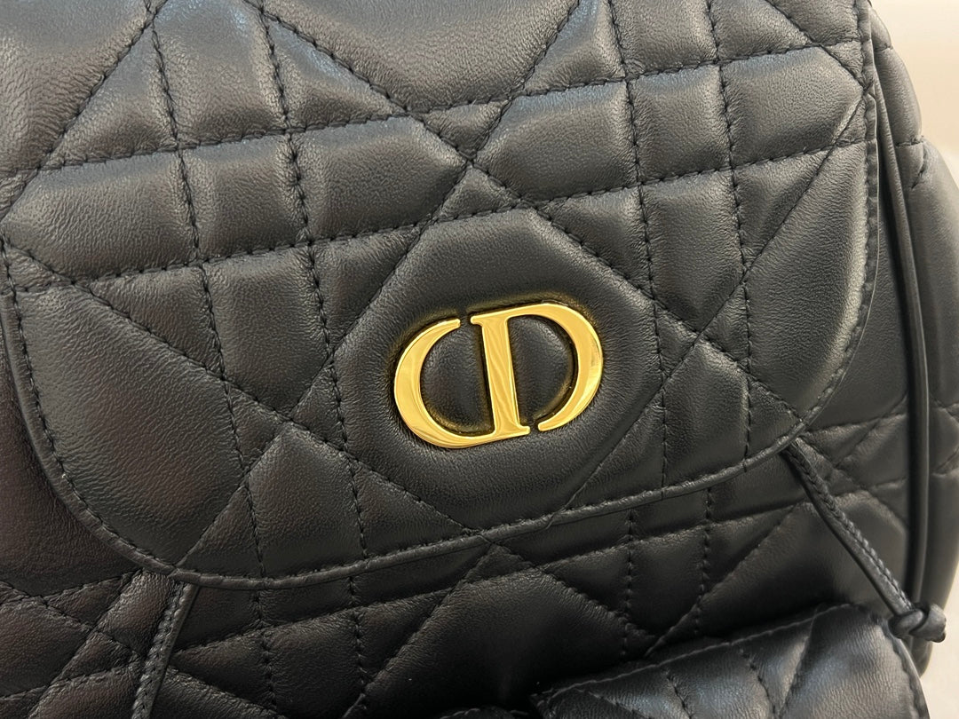 Dior Caro Backpack Black